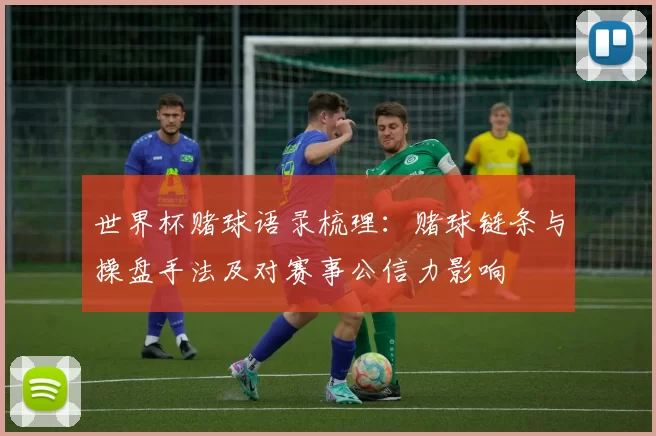 世界杯赌球语录梳理：赌球链条与操盘手法及对赛事公信力影响