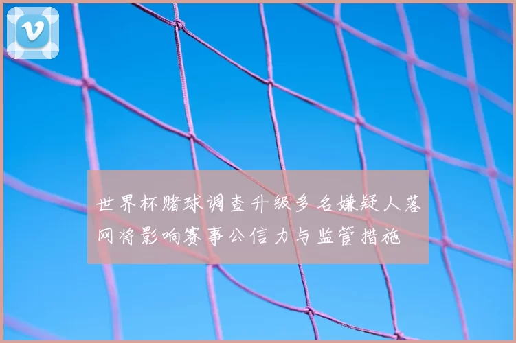 世界杯赌球调查升级多名嫌疑人落网将影响赛事公信力与监管措施